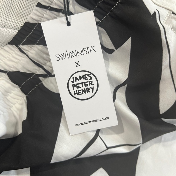 Swimnista x James Peter Henry Men's M Placcment Print Mid-Length Boardshorts NWT - Picture 5 of 7